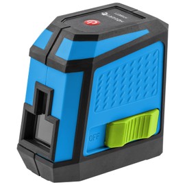 Högert Technik Professionelle, selbstnivellierende Kreuz- und Seiten-Wasserwaage, Arbeitsbereich: Radius bis 12 m / Durchmesser bis 24 m HT4M071