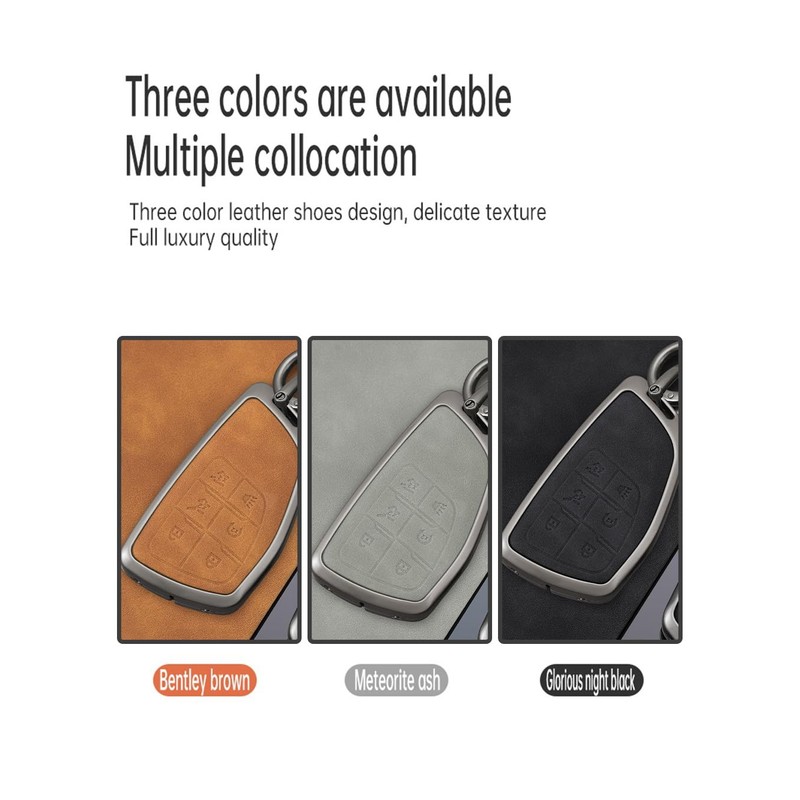TECART Key Fob Cover with Keychain zinc alloy Key Case