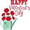 CafePress Happy Valentines Day Sticker Rectangle Bumper Sticker Car Decal
