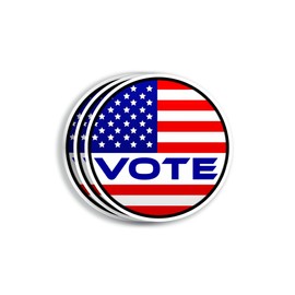 (3 Pack) Vote President Stickers - Voting Sticker - Voter Reminder Sticker - Civic Duty Accessories - Vote for Women Sticker - Vote 2024 - Election Reminders - Register to Vote Sticker 3 Inches