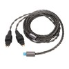 2Pin Sound Cable 3 in 1 Silver Plated Copper Cable