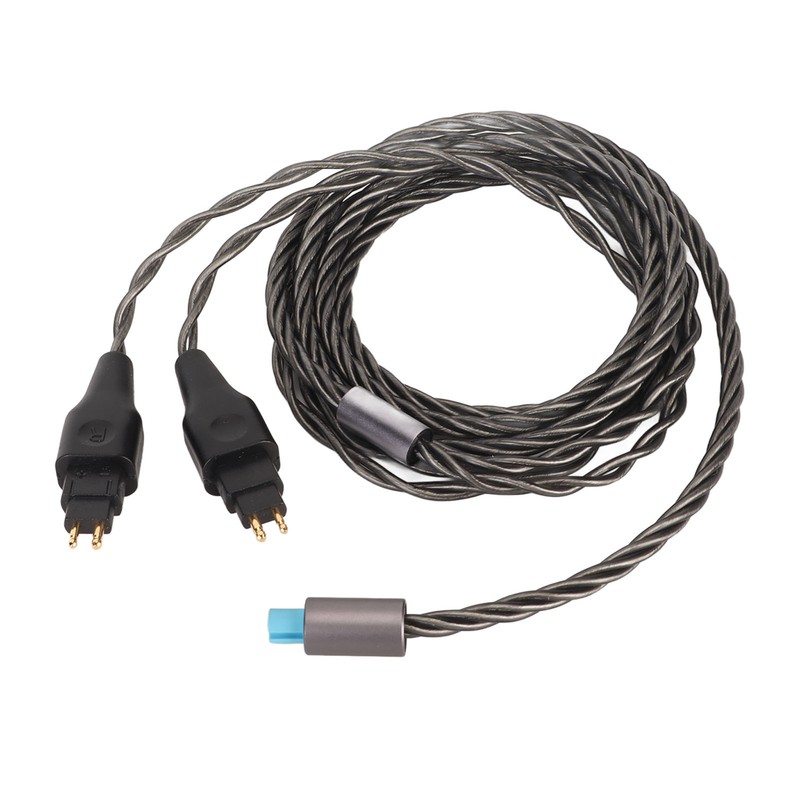 2Pin Sound Cable 3 in 1 Silver Plated Copper Cable