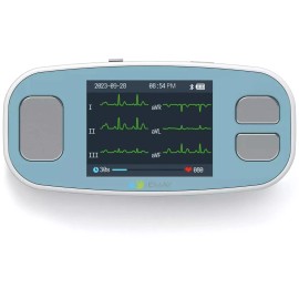 EMAY 6Leads Portable ECG Monitor Record ECG & Heart Rate in 6 Channels /OPEN BOX