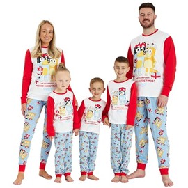 Bluey Family Matching Christmas Pyjamas Ladies Mens Kids Nightwear (Mens, XL)