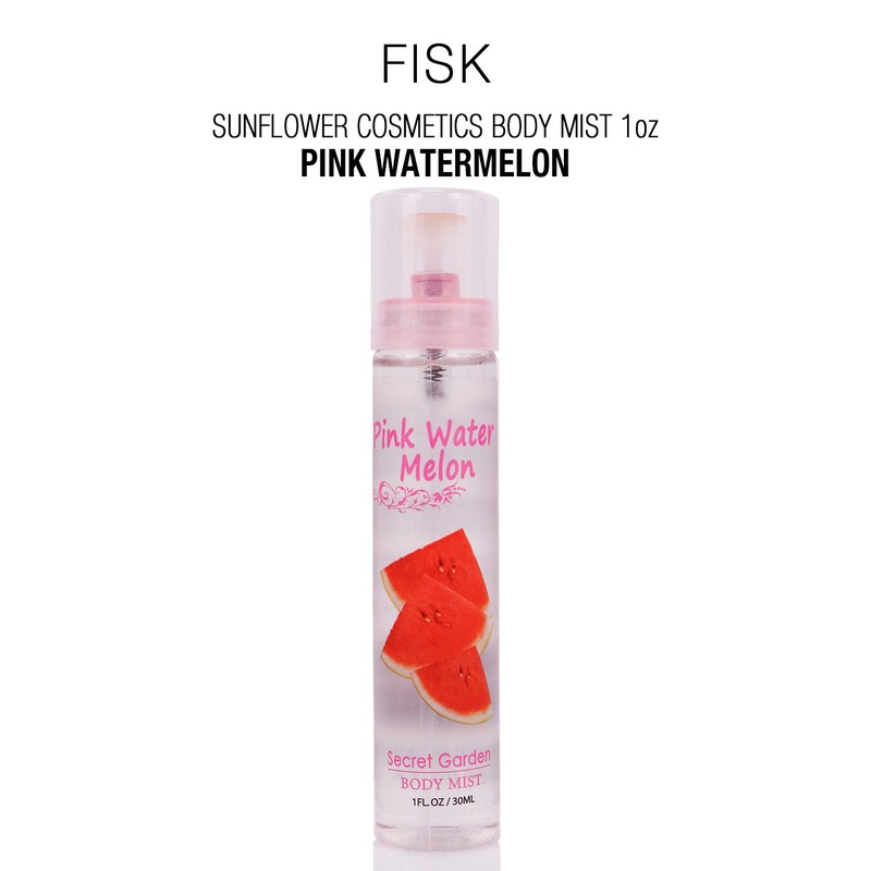 3 PACK!! SUNFLOWER Cosmetics Body Mist 1oz (Pink Watermelon)