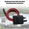 repustor Weatherproof Solar Cable Entry Gland Entry Housing Solar Junction