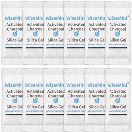 Wisesorb 4000Pcs 1 Gram Desiccant Deodorizer Sachet, Food Safe Desiccant Packs, High Absorption Capacity for moisture & odor, Silica Gel & Coconut Shell Activated Carbon Packets
