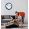 JENLYSTIME 12 Inch Retro Wall Clock Silent Non Ticking Battery