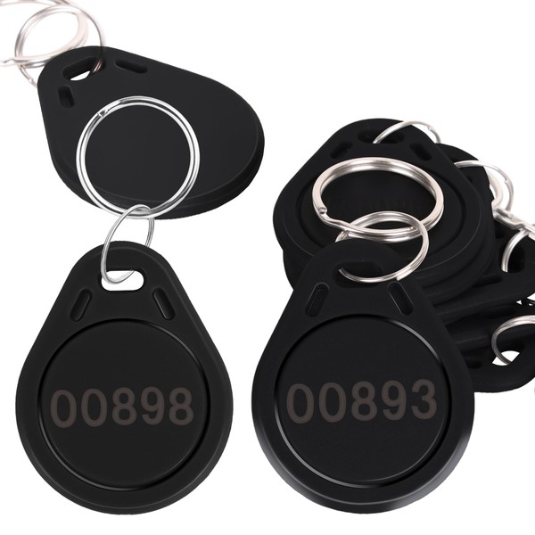 MktStleat10pcs Black 26 bit Keyfobs Proximity Fob Works with Prox