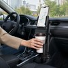 2-in-1 Car Cup Holder Phone Mount for Travel – Adjustable
