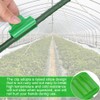 JUNMEIDO 40 Pcs Greenhouse Frame Clips Fixed Greenhouse Pipe Clamp