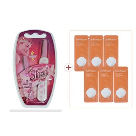 1 Dorco Shy Pocket Eyebrow Razor + 6 Sulwhasoo Timetreasure Cream Rich Pouches 1ml / 도루코 샤이포켓 눈썹면도기 1개 + 설화수 진설크림 리치 파우치 1ml 6장
