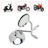 Universal Rear View Mirror 3.4in Wide Vision Handlebar Rear View
