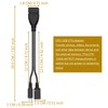 DSYJ DSYJ-D0000101 Micro USB Host OTG Cable with Micro USB