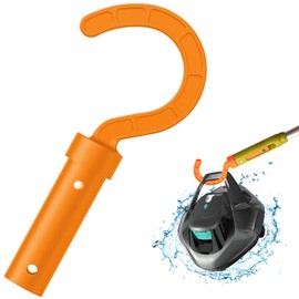 Hook for Robotic Pool Cleaner,PureAura Pool Hook for Poles Compatible with All Pool Vacuum Including Cordless,Above Ground and Underwater,Ideal Hooks for Telescopic Poles Orange