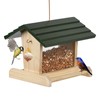 Wooden Bird Feeder for Small Birds, H x D 20