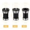 6 Pieces Collet Adapter, Steel Router Collet 6mm 6.35mm 8mm
