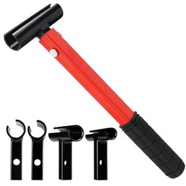 Hinge Gap Adjusting Wrench Kit, 4 in 1 Adjustment Tool for Residential and Commercial, Heavy Duty Door Hinge Adjustment Tool with Rubber Grip, Hinge Bender Wrench for Residential and Commercial Use