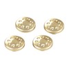 POSH 000820-12 Motorcycle Equipment Cap Bolt Cover for M8 Champagne