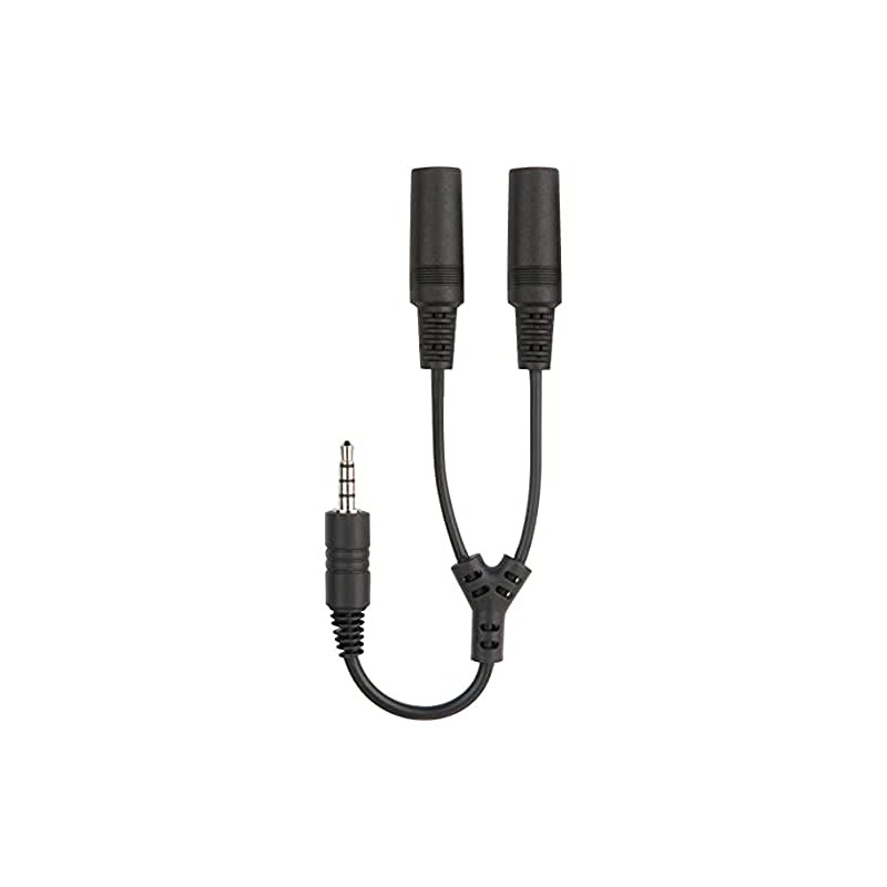 Speedlink Splitz Headphones Adapter (Suitable for Smartphones and Tablets Black