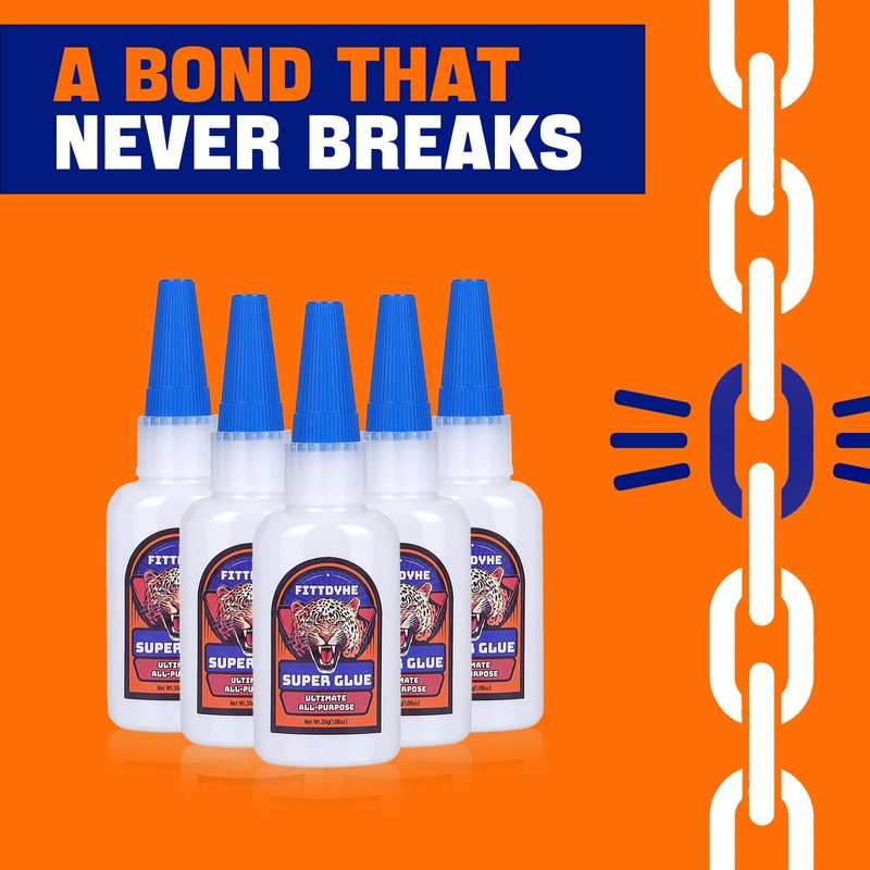 Super Glue Clear 30 g(1.06 oz.), Strong Fast Drying Waterproof