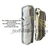 Northeastern Exhaust - Rear Direct Fit Muffler Compatible With: 2008-2015