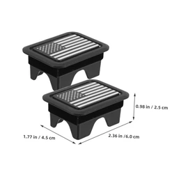 ABOOFAN 4pcs RAM Bed Rail Stake Pocket Covers Weatherproof Hole Plugs for Models Durable Construction for Improved Cargo Management and Easy Installation