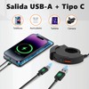 WODHMIEY USB A and Type-C 12V-24V Motorcycle Phone Charger with