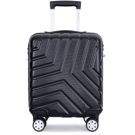 Travelhouse Hardshell Carry On Luggage Airline Approved 20" with Spinner Wheel, Hardside Check-on Luggage Suitcase,Small Travel Suitcase for Bussiness Trip and School