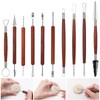 Blisstime 42pcs Pottery Tools, Clay Tools, Sculpting Tools, Pottery Kit,