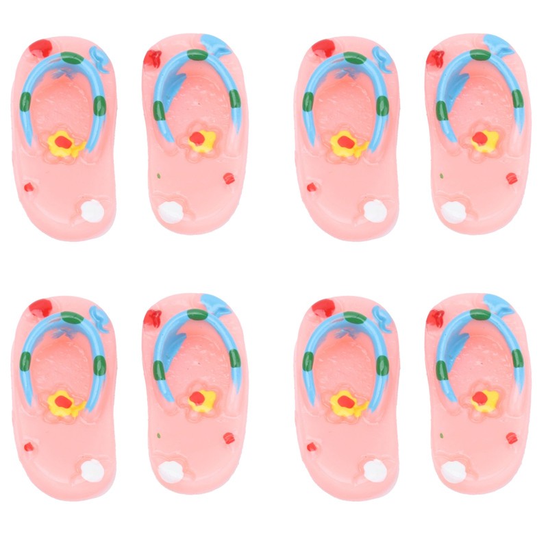 Mini Flip Flops Simulation Miniature Scene Models Dollhouse Accessories for