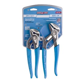 CHANNELLOCK GS-1X 2pc SPEEDGRIP Tongue & Groove Pliers Set | Made in USA | Forged High Carbon Steel