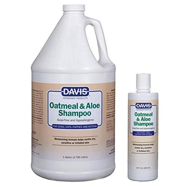 Davis Oatmeal and Aloe Dog and Cat Shampoo, 1-Gallon
