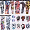 8 Sheets Full Sleeve Temporary Tattoos Stickers Watrproof 8 Sheets