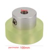 Xuzxinze 100Mm Aluminum Polyurethane Industrial Encoder Wheel Measuring Wheel for