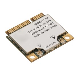 Tarjeta AX1800H WiFi 6, 2,4 GHz 5 GHz de Doble Banda 5.2 Mini Adaptador WiFi de Interfaz PCIE para 10 11 para, con Velocidad Inalámbrica Más Rápida y Conexión Estable