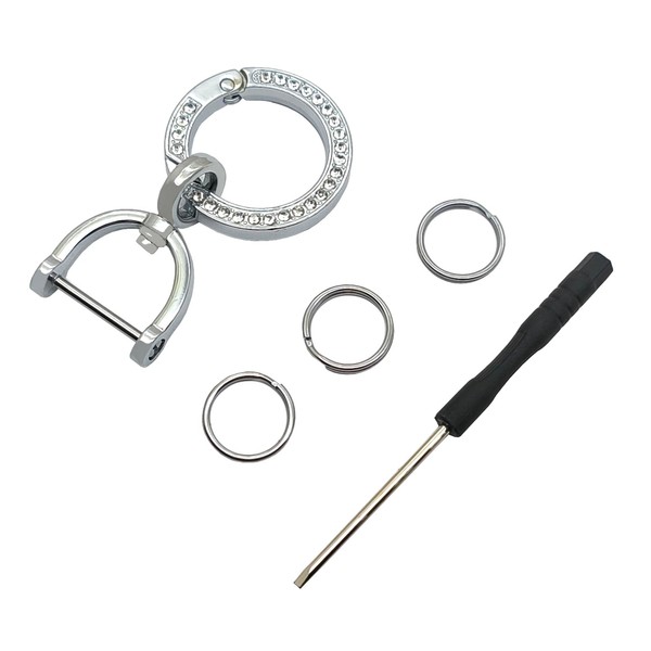 Crystal Bling Car Keychain for Women Men Glitter Rhinestone Car