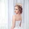 1 Piece Crown Tiara, Female Crown, Bride Crown, Shiny Crown,