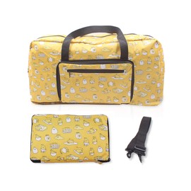 Finex Gudetama Lazy Egg Foldable Easy-to-Carry Travel Bag for Airplanes with Adjustable Strap - Yellow