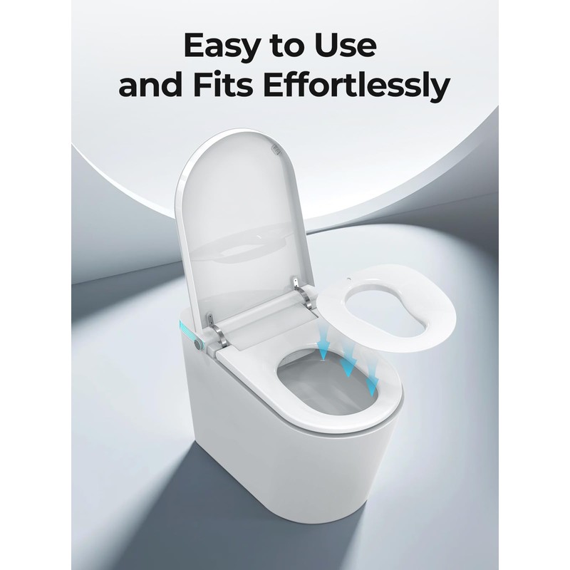 Bazyths Kids Toilet Seat for Elongated Toilets – Fits Most