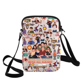 WZMPA 70s Show Crossbody Bag Donna＆Eric Fans Gift We're All Alright 70 s Show Characters Shoulder Bag 70s Show Characters Merch (We're All Alright CB)