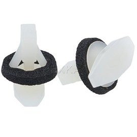 Rexka 30pcs Door Weatherstrip Retainer Clips 91530-ST5-003 for Honda Civic Element Odyssey Pilot Ridgeline Acura MDX RLX (Pack of 30)