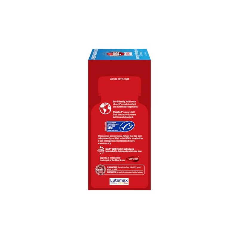 Megared Omega-3 Krill Oil Total Body + Refresh Softgels, Megared,