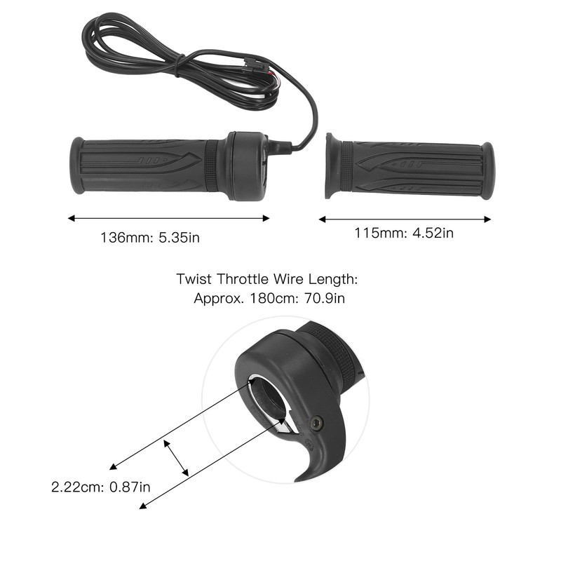 Electric Bike Twist Throttle 20X Wearable Accelerator Handle Grip for