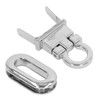10PCS Bag Twist Lock Purse Thumb Lock Wallet Buckle Alloy