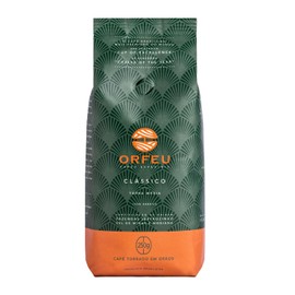 CAFÉ ORFEU Orfeu - Café Especial En Granos De Tueste Clásico - 100% Arábica, Tueste Medio, Aroma Floral, Afrutado Y Caramelo, Acidez Equilibrada, Hecho En Brasil, Suave Con Textura Aterciopelada - 25
