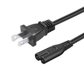 8.2ft Power Cord for Sonos One 1 3 5 Sub Spaker,SL Gen 2 Connect Amp Playbar Soundbar Subwoofer 2 Prong AC Power Cord Cable Replacement