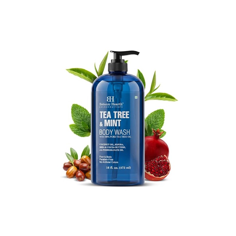 Botanic Hearth Tea Tree & Mint Body Wash & Shower