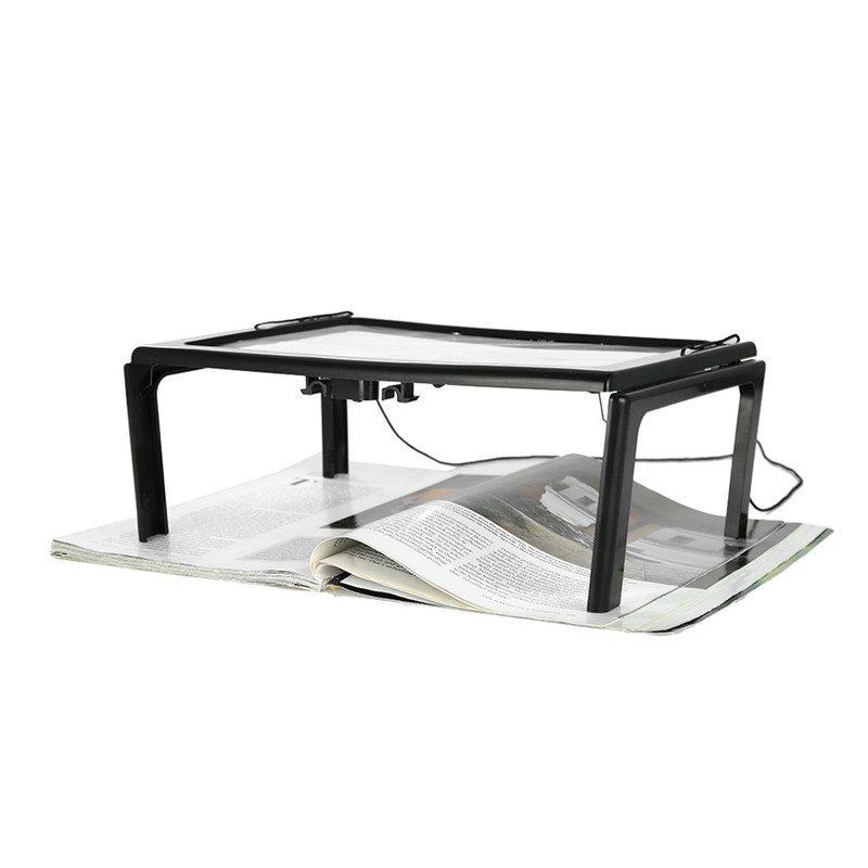 Foldable Ultrathin A4 Full Page Magnifying Glass with 3X Magnifier