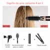 4 En 1 Cepillo de Aire Caliente para Cabello,Rizador con
